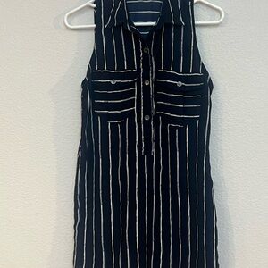 Abercrombie & Fitch Navy Striped Dress